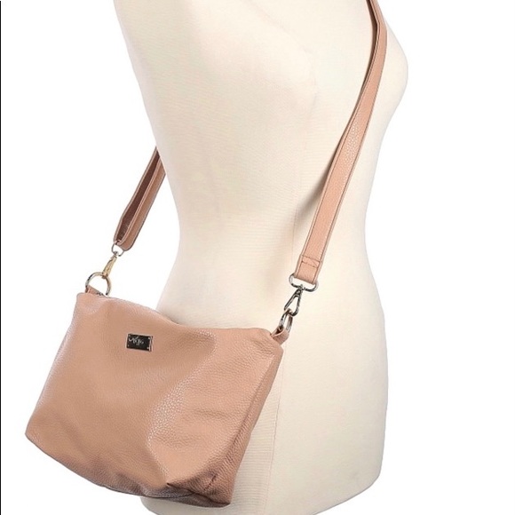 BCBG Paris Handbags - BCBG Paris Tan Crossbody Bag Purse